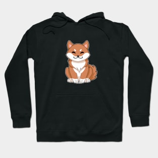 Red Shiba inu Hoodie